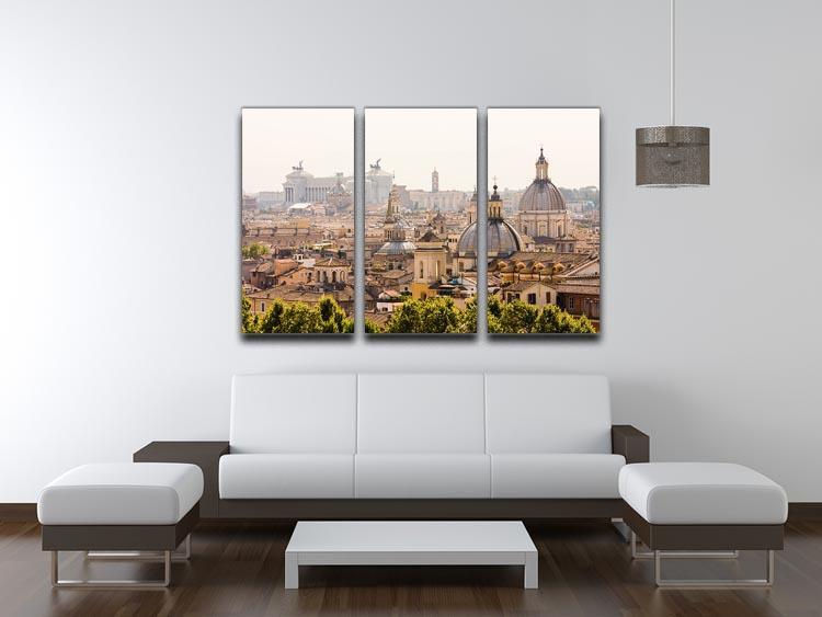 monument and several domes 3 Split Panel Canvas Print - Canvas Art Rocks - 3