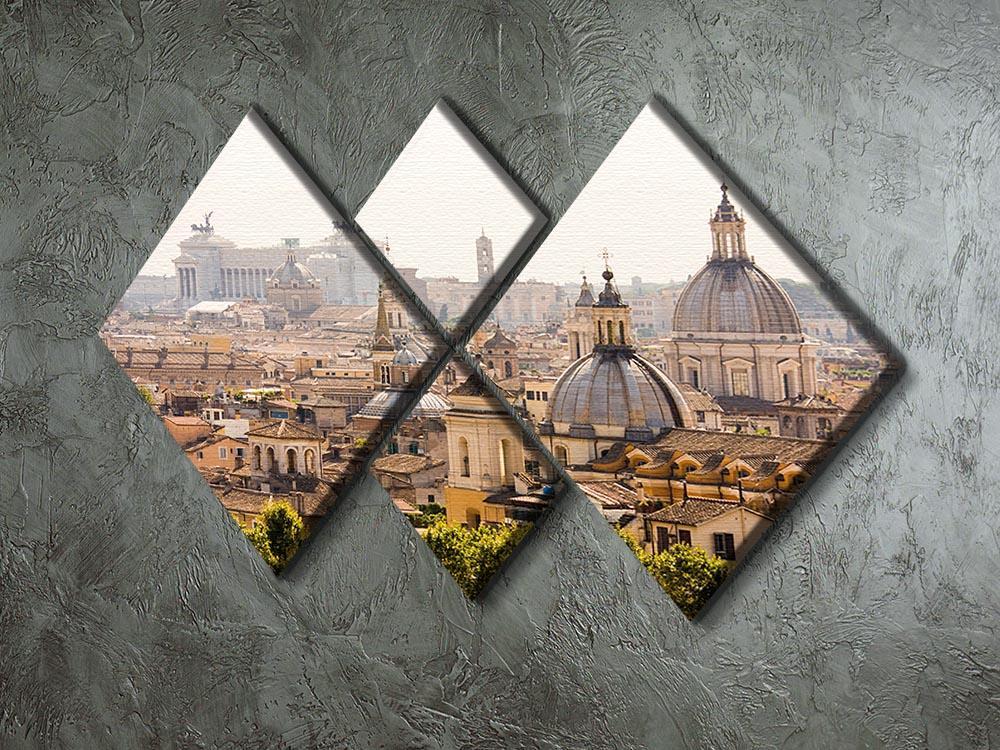 monument and several domes 4 Square Multi Panel Canvas  - Canvas Art Rocks - 2