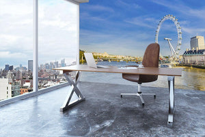 morning with London eye millennium wheel Wall Mural Wallpaper - Canvas Art Rocks - 3