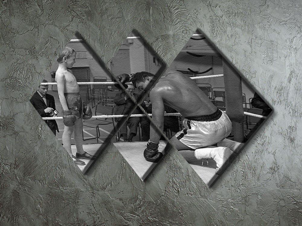 muhammad ali 2 4 Square Multi Panel Canvas - Canvas Art Rocks - 2