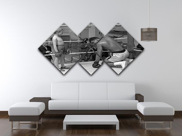 muhammad ali 2 4 Square Multi Panel Canvas - Canvas Art Rocks - 3
