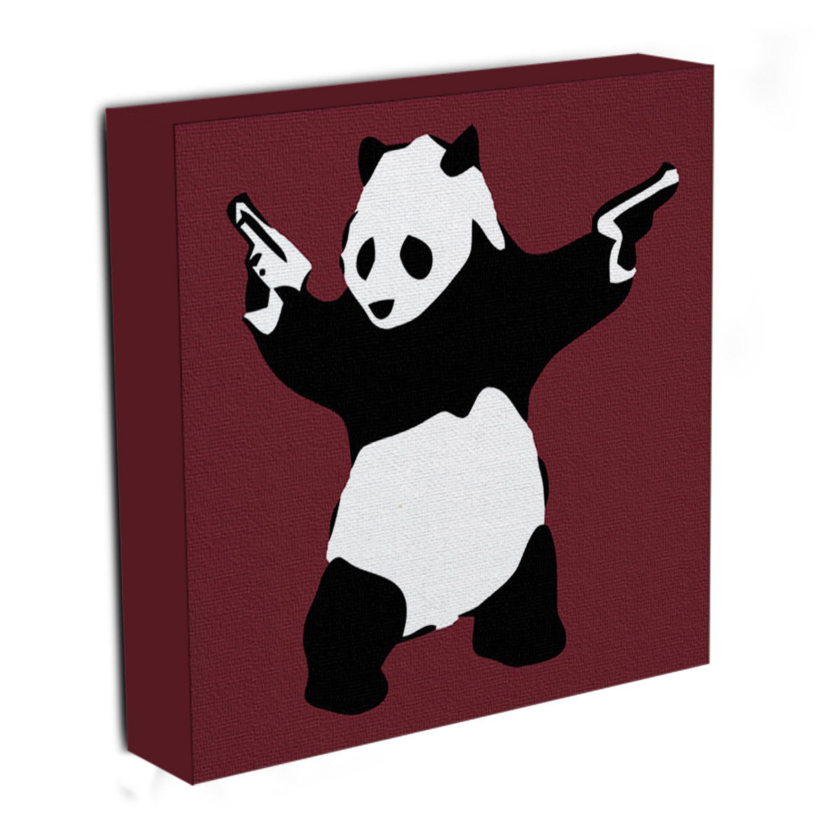 Banksy Panda with Guns Canvas Print & Poster - US Canvas Art Rocks