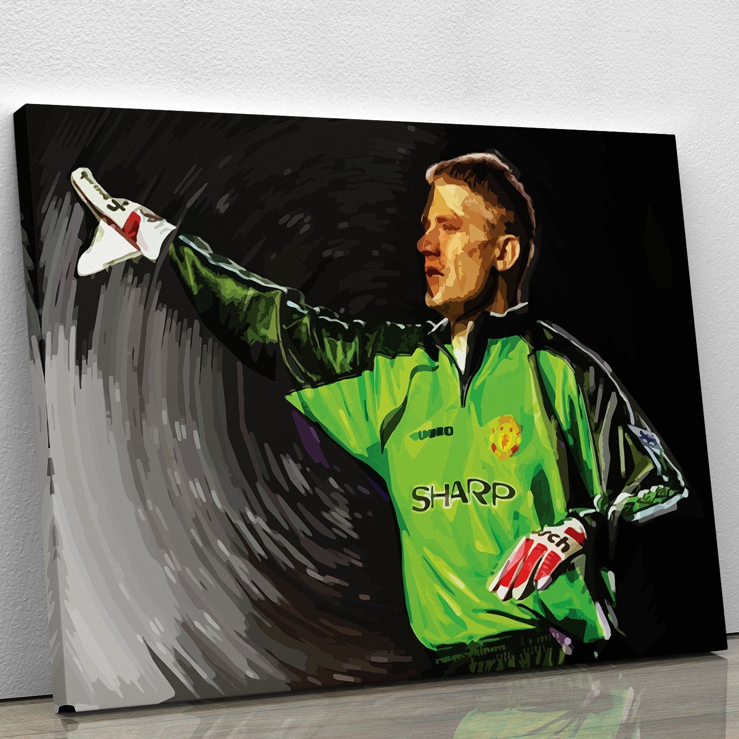 peter schmeichel man utd Canvas Print or Poster