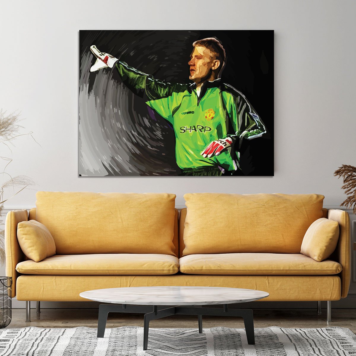 peter schmeichel man utd Canvas Print or Poster