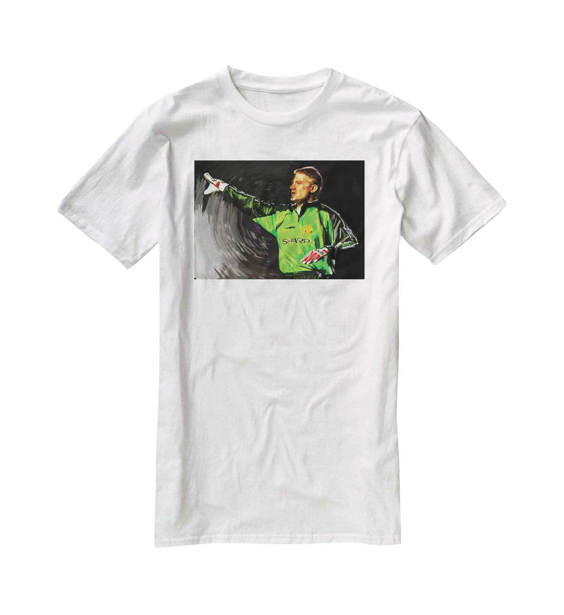 peter schmeichel man utd T-Shirt - Canvas Art Rocks - 5
