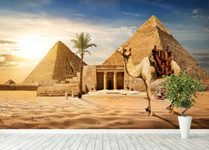 pyramid of Cheops Wall Mural Wallpaper - Canvas Art Rocks - 4