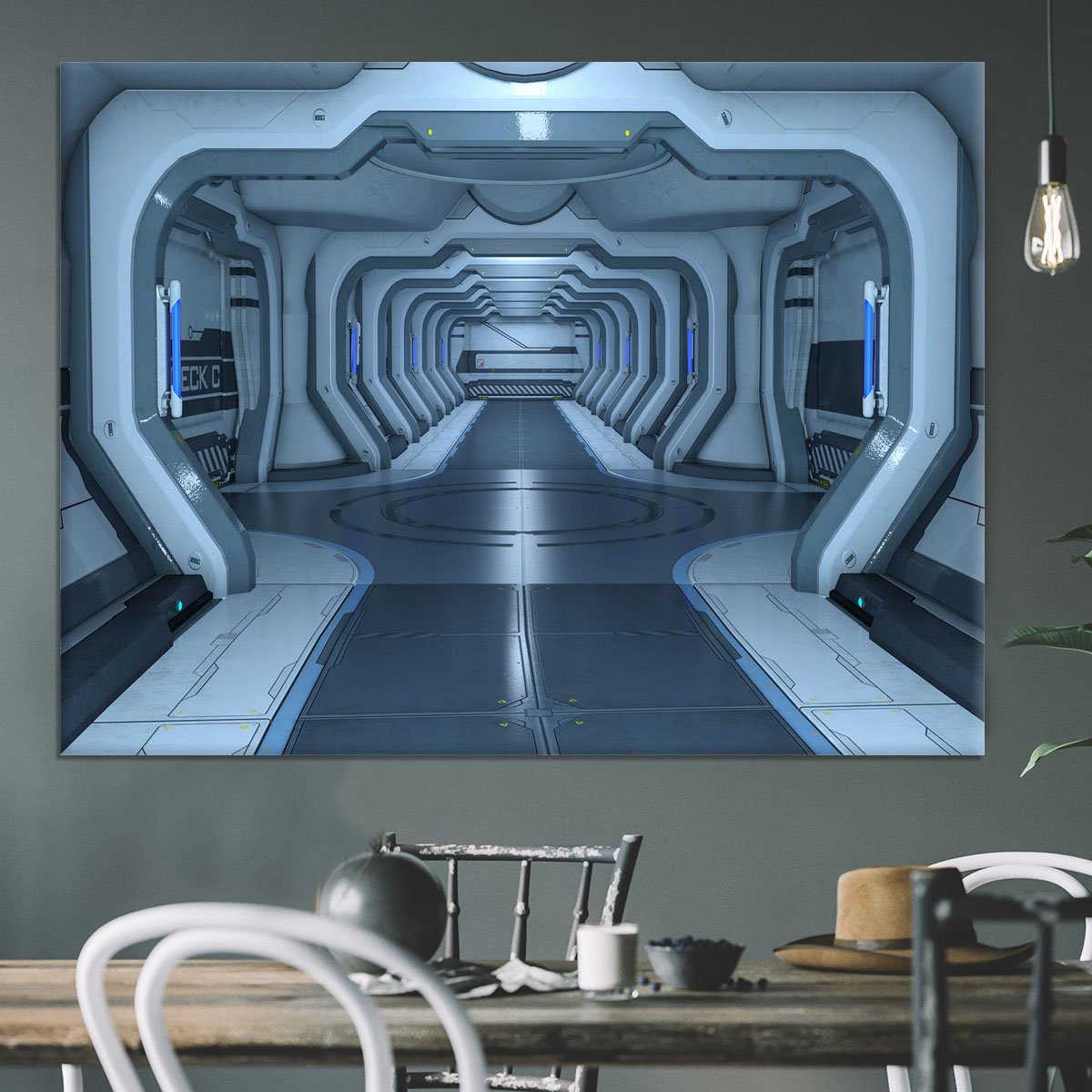 space station Canvas Print or Poster