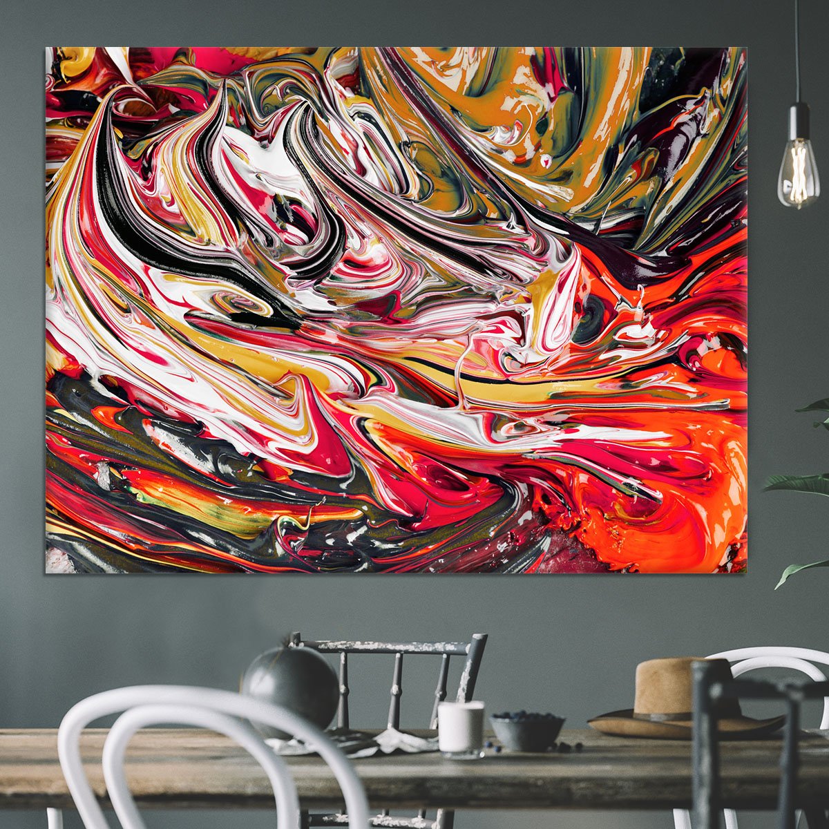 swirl - new Canvas Print or Poster