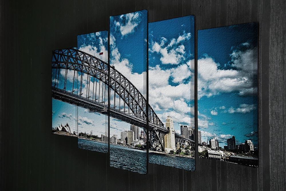the bridge 5 Split Panel Canvas  - Canvas Art Rocks - 2