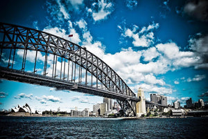 the bridge Wall Mural Wallpaper - Canvas Art Rocks - 1
