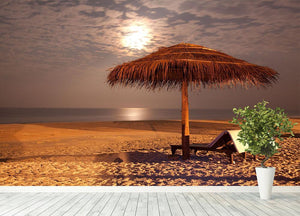 the sunset beach landscape Wall Mural Wallpaper - Canvas Art Rocks - 4