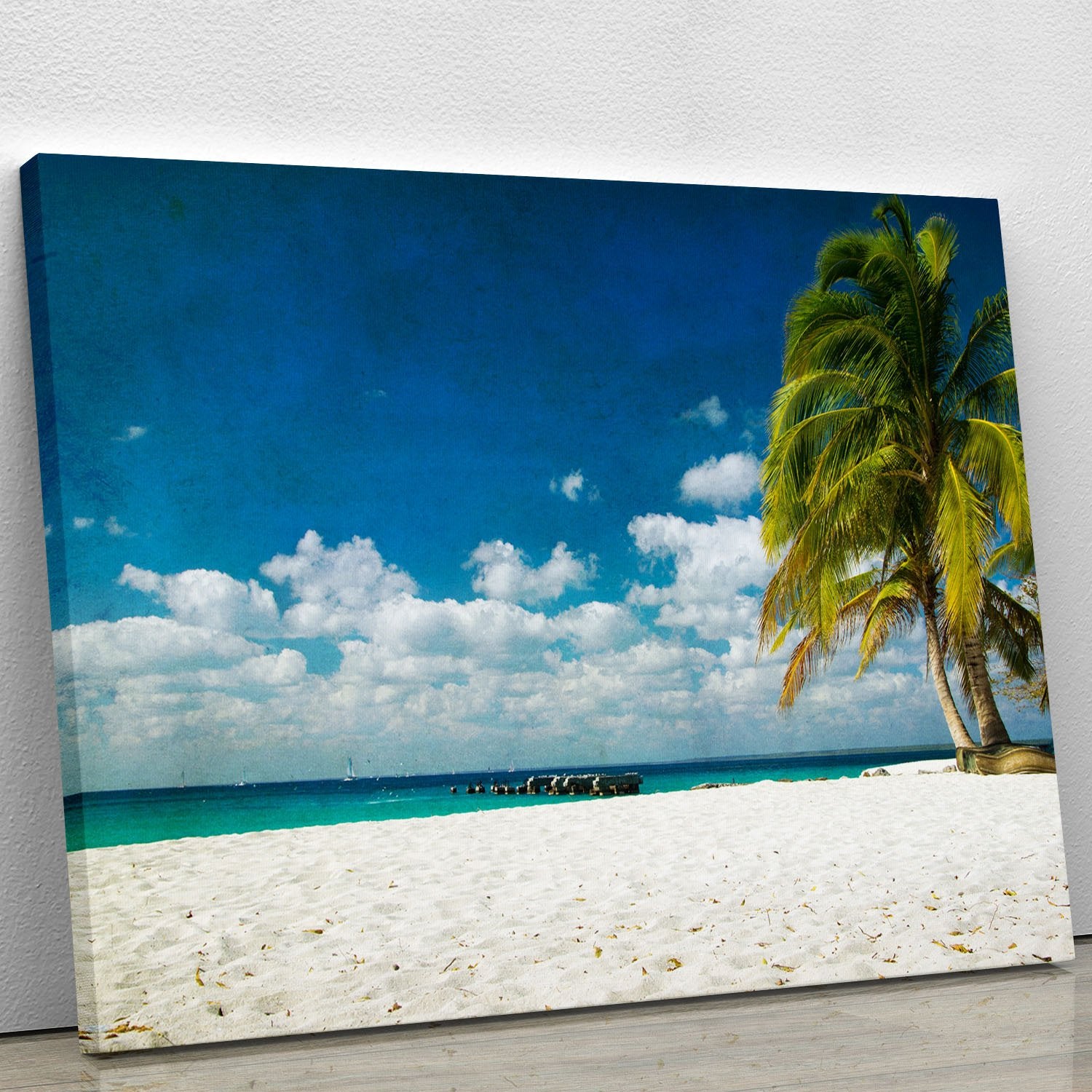 tropical beach Canvas Print or Poster