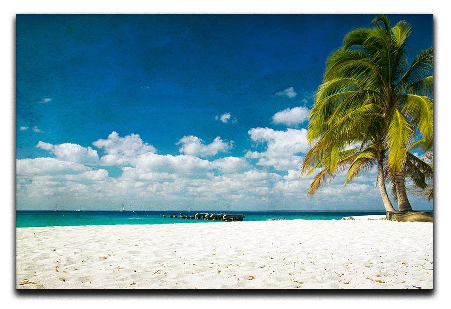 tropical beach Canvas Print or Poster - Canvas Art Rocks - 1