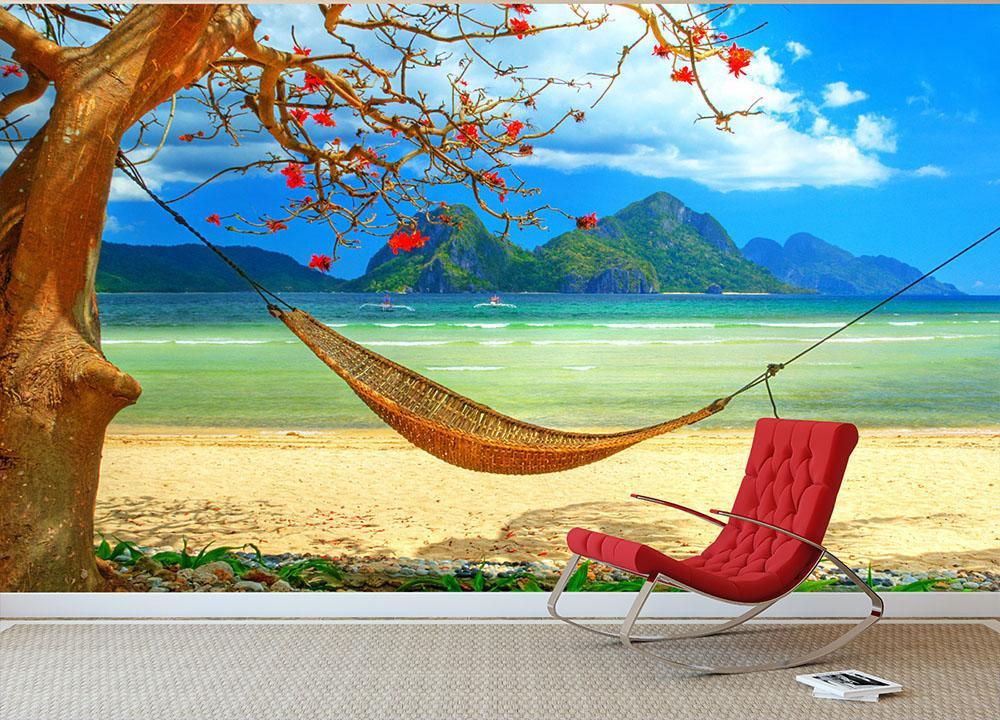 beach scene wallpaper for walls