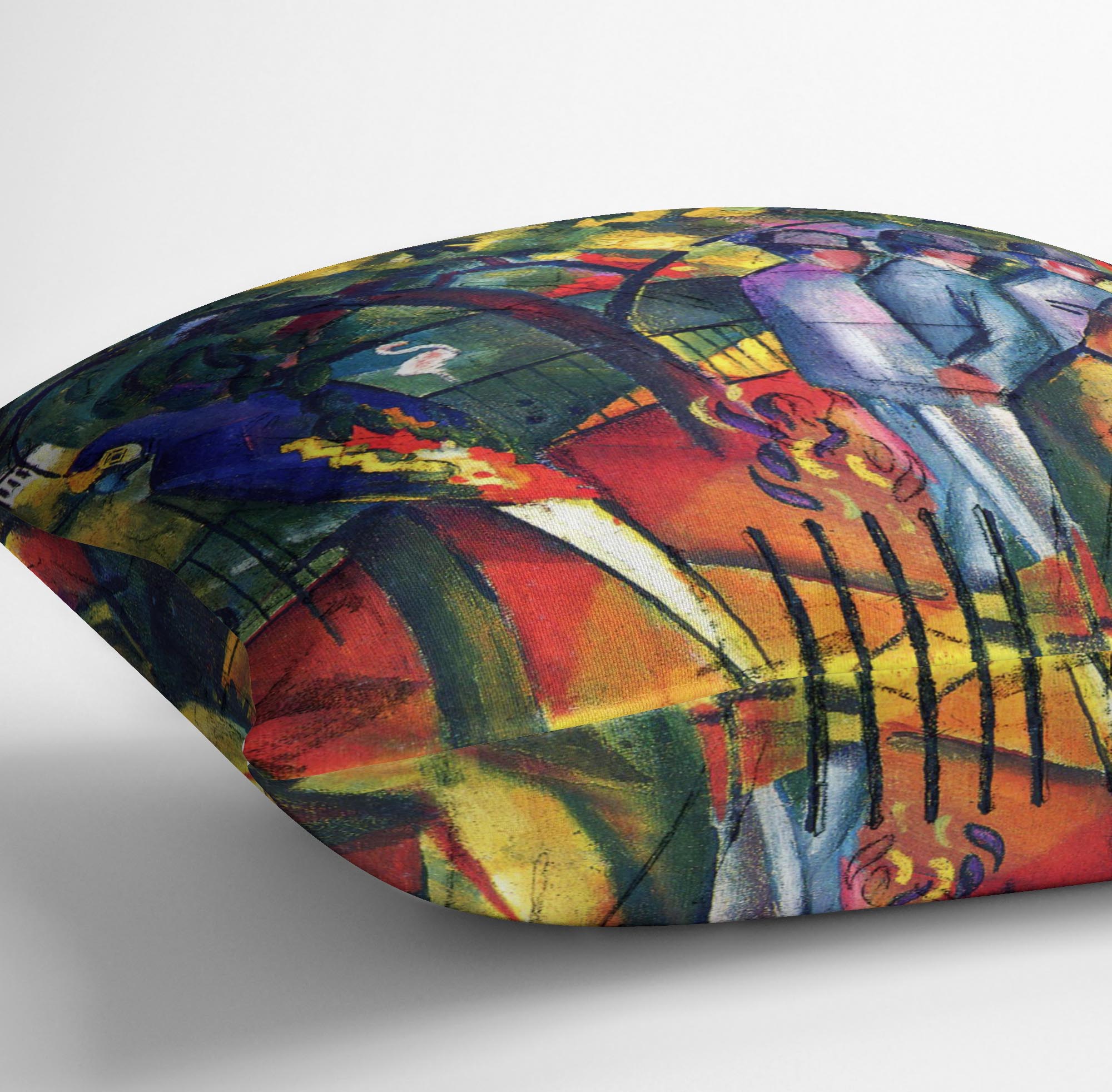 zoological gardens by Macke Cushion - Canvas Art Rocks - 3
