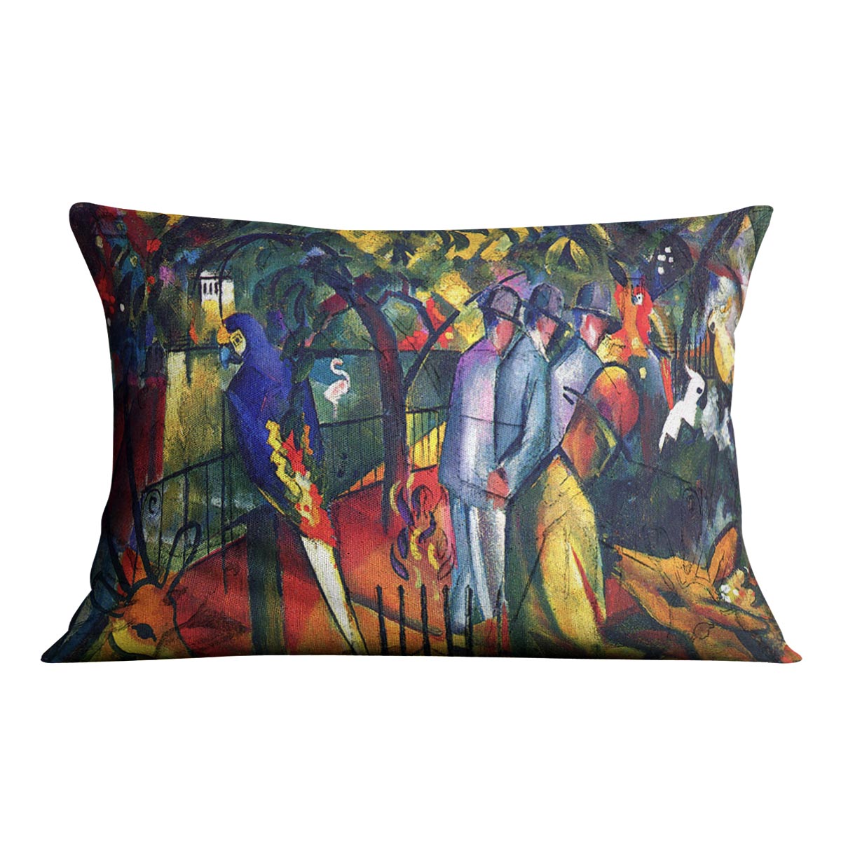 zoological gardens by Macke Cushion - Canvas Art Rocks - 4